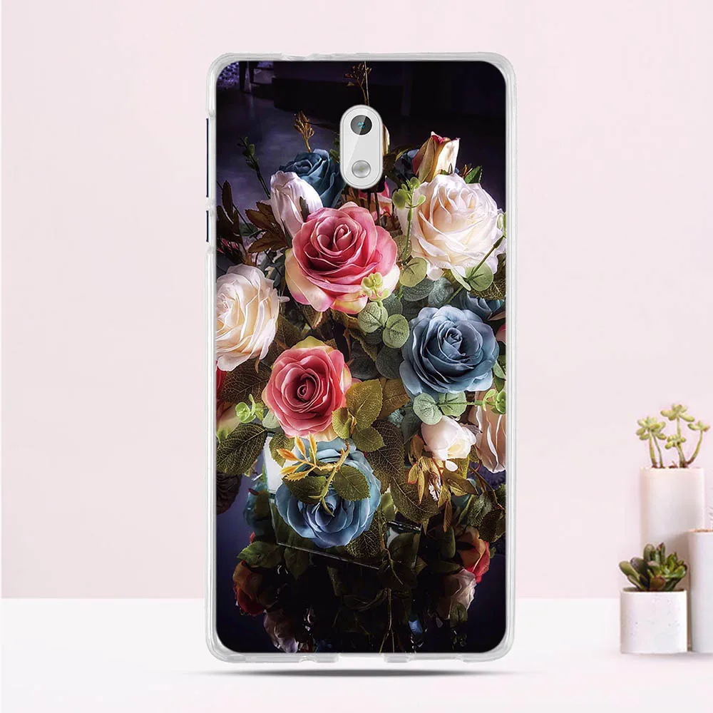 Задняя крышка для Nokia 3 силиконовый чехол ТПУ чехлы телефонов ультра тонкий милый