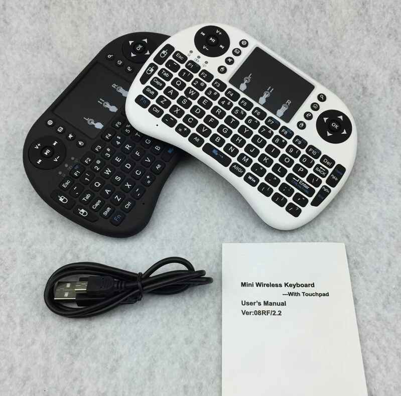 Портативная беспроводная мини-клавиатура 2 4 ГГц с сенсорной панелью клавиатура и