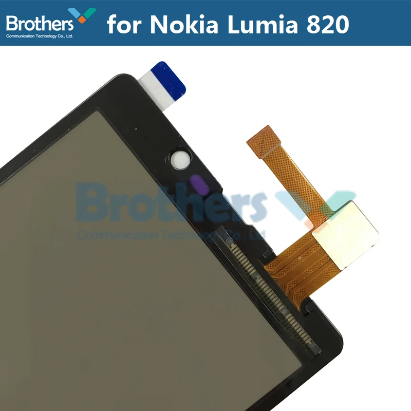 Дигитайзер сенсорного экрана для Nokia Lumia 820 N820 переднее Сенсорное стекло для Nokia 820 сенсорная панель Замена телефона тест