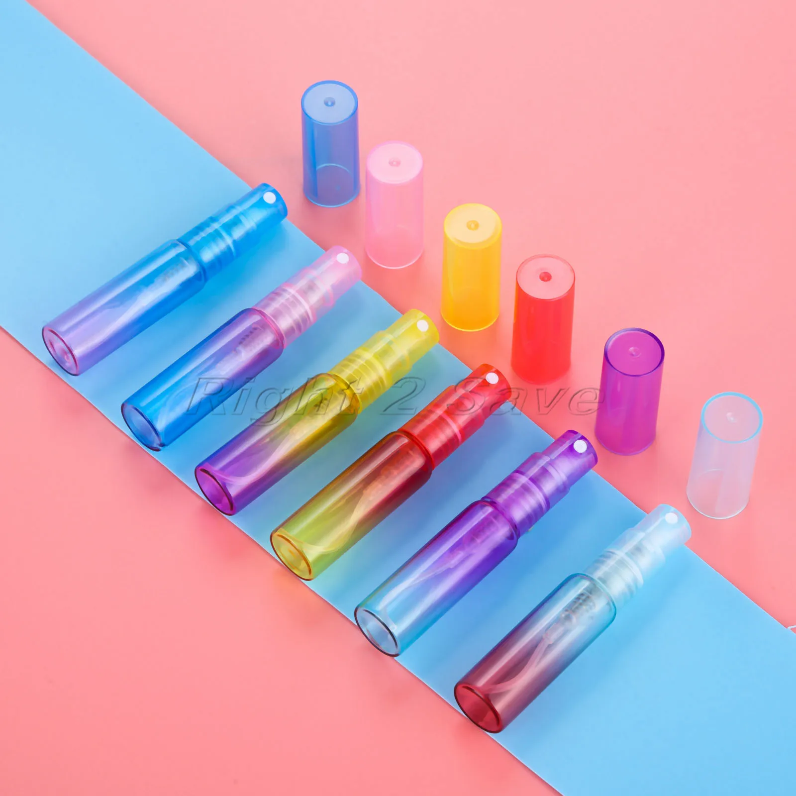 6pcs 4ml Glass Refillable Bottles Travel Portable Perfume Spray Makeup Pump Remover Mini Cosmetic Container Empty Atomizer Tube | Красота и