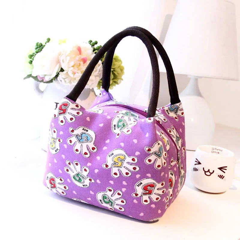 Портативная сумка для ланча с изображением совы пальмы тотема граффити