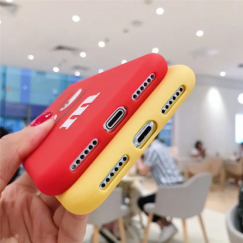 Милый мультяшный M &amp Чехол для телефона coque iphone 11 pro x xs max xr 6 6s 7 8 Plus ультра тонкий