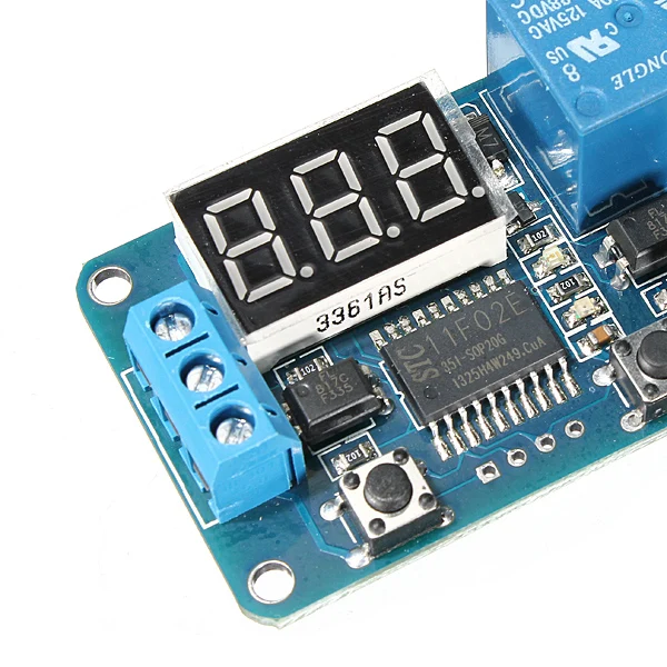 SHGO Горячая DC 12V светодиодный цифровой задержки переключатель таймер