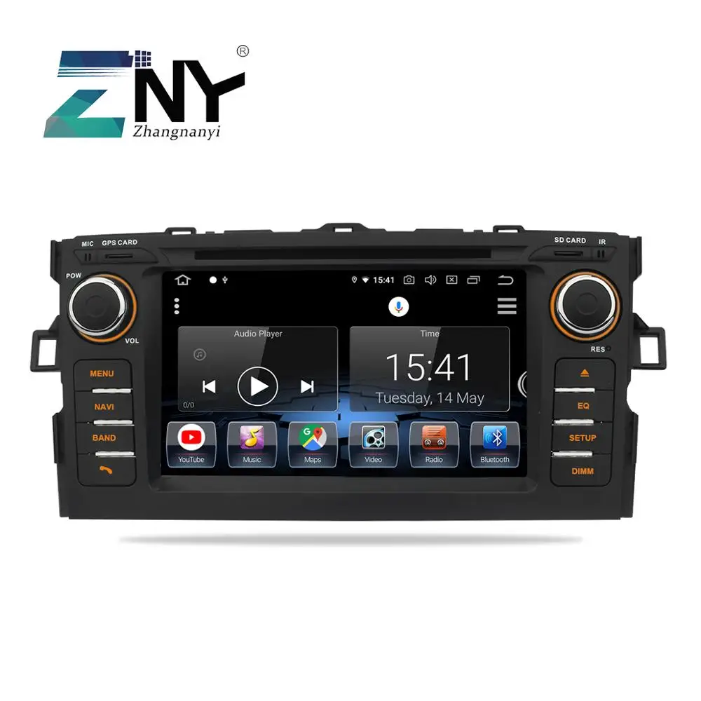 Android 9 0 автомобильный dvd плеер 2 DIN Авторадио для Toyota Auris 7 &quotips Мультимедиа Bluetooth gps