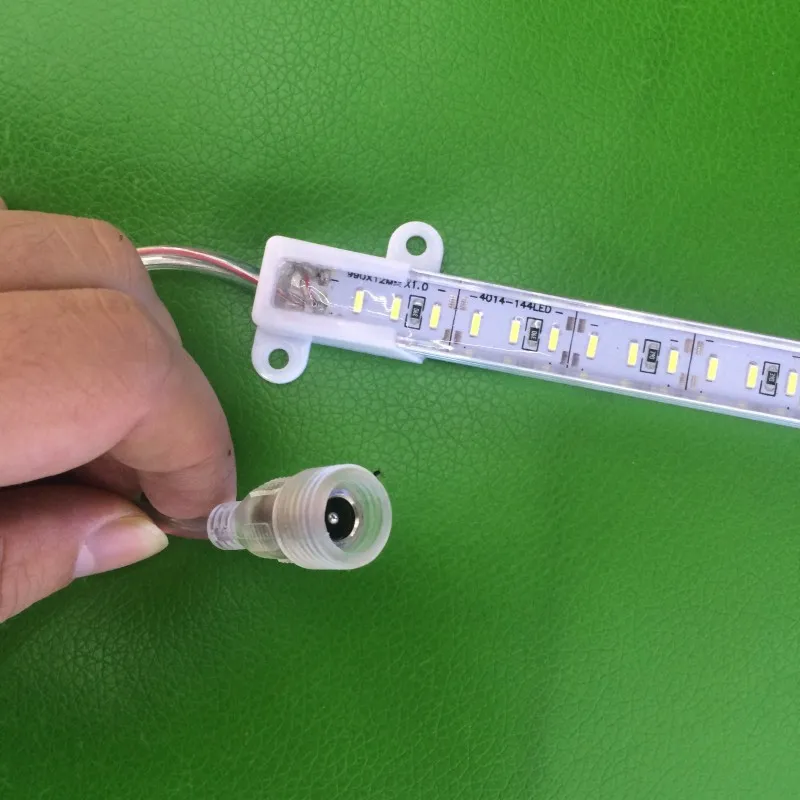 50 шт. SMD 4014 Водонепроницаемая Жесткая светодиодная лента см 100 DC12V 144 светодиодный