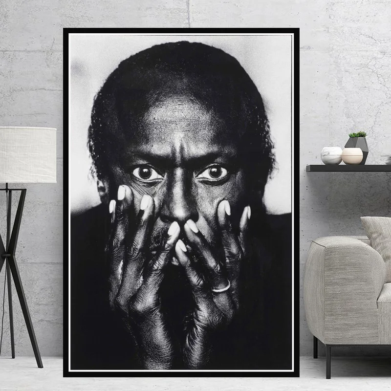 Музыкальный альбом Miles Davis Blue Jazz поп звезда певец печатный постер картина маслом