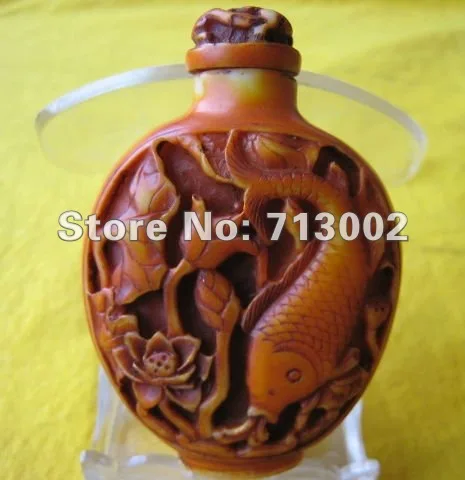 Винтажная коробка для табака Carven Cyprinoid Totem бутылка карпа|snuff bottles chinese|bottle leashbottle set |