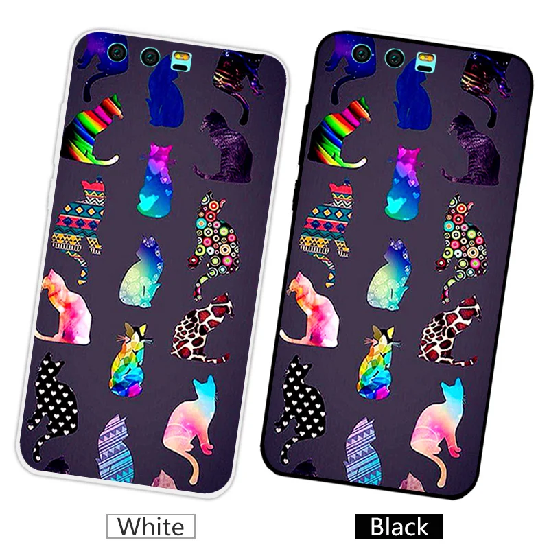 For Huawei Honor 9 Case Silicone Cover 5.15'' for Funda Ultrathin Coque Honor9 Black Matte Night Build Cases | Мобильные