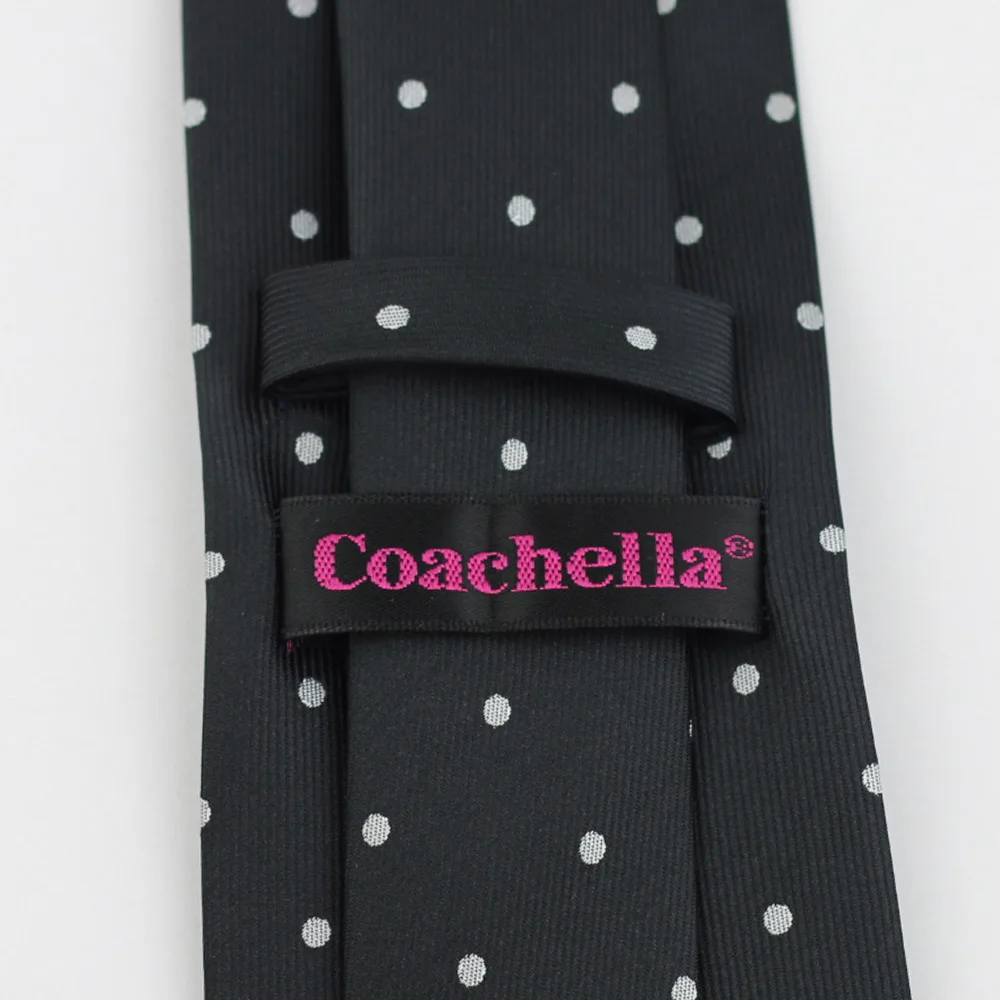 Галстуки Coachella однотонный галстук с узелком в горошек контрастным дизайном