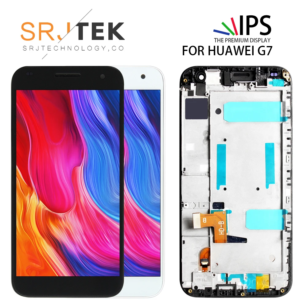 ЖК-дисплей сенсорный экран с рамкой для huawei Ascend G7 L01 L03 TL00 UL00 UL20 ЖК-сборка/рамка