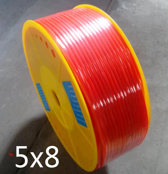 Пневматический шланг с внешним диаметром 8 мм внутренним 5 полиуретановая трубка