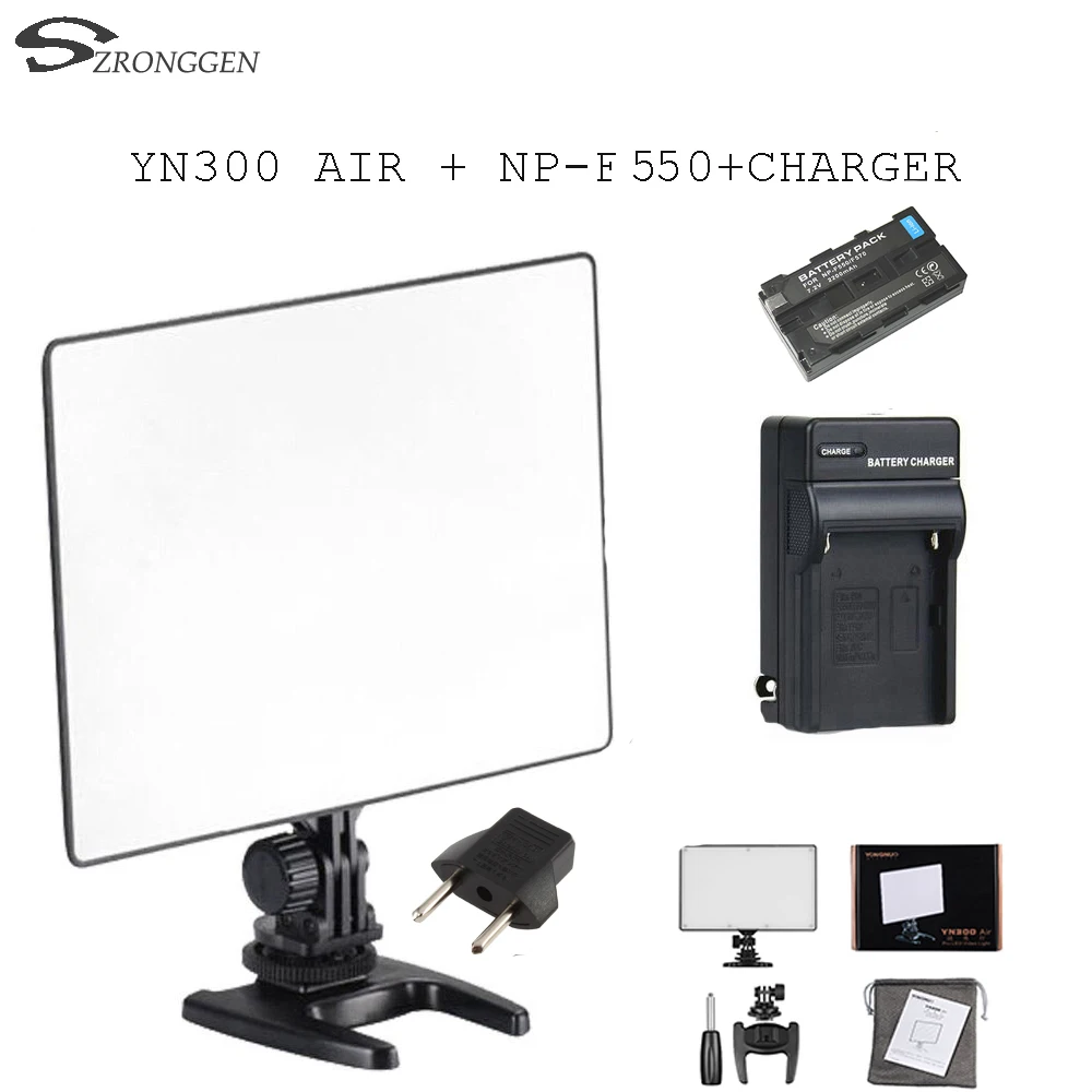 Хит продаж светодиодный светильник YONGNUO YN300 air лампа для видеокамеры AIR Pro Canon Nikon