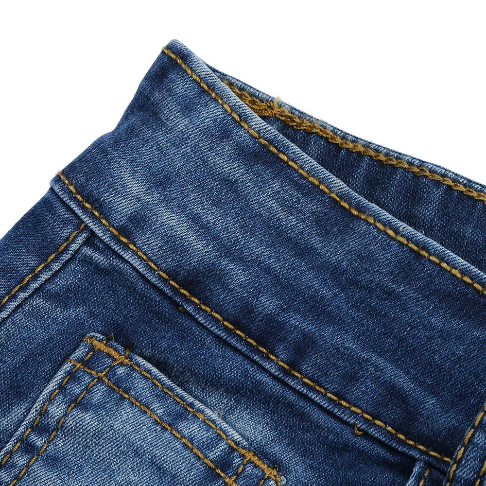 S-XL новинка повседневные длинные с высокой талией рыбий хвост деним макси женская