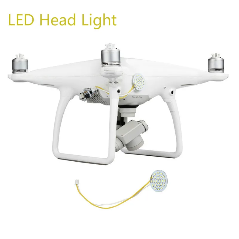 Сногсшибательный Дрон камера LED головной свет лампы пятно света для DJI Phantom 4