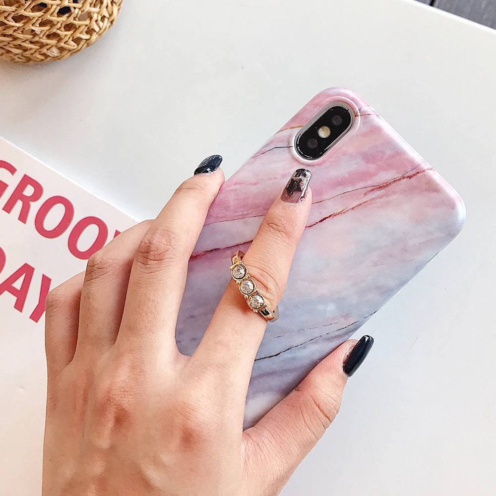 Классический Мраморный чехол SUYACS для телефона iPhone 11 Pro Max XR XS 6 6S 7 8 Plus X