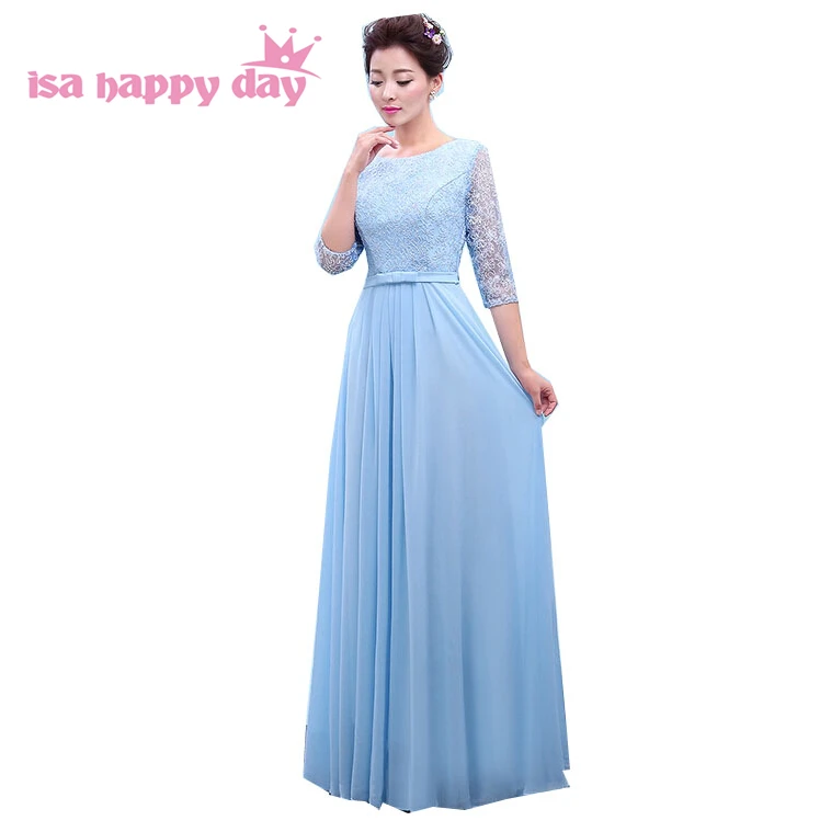 Длинное шифоновое платье с бантом темно синее зеленое серое|party bridesmaid dresses|lace sleeve