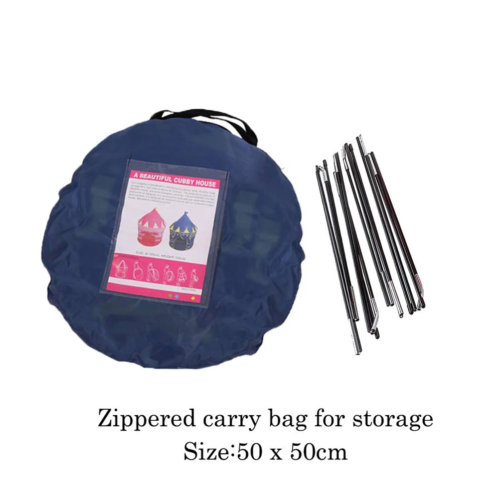 

Portable Foldable Princess Castle Tulle Children Kids Game Play Tent Creative Develop Outdoor Indoor Yurt Castle Playhouse Toy