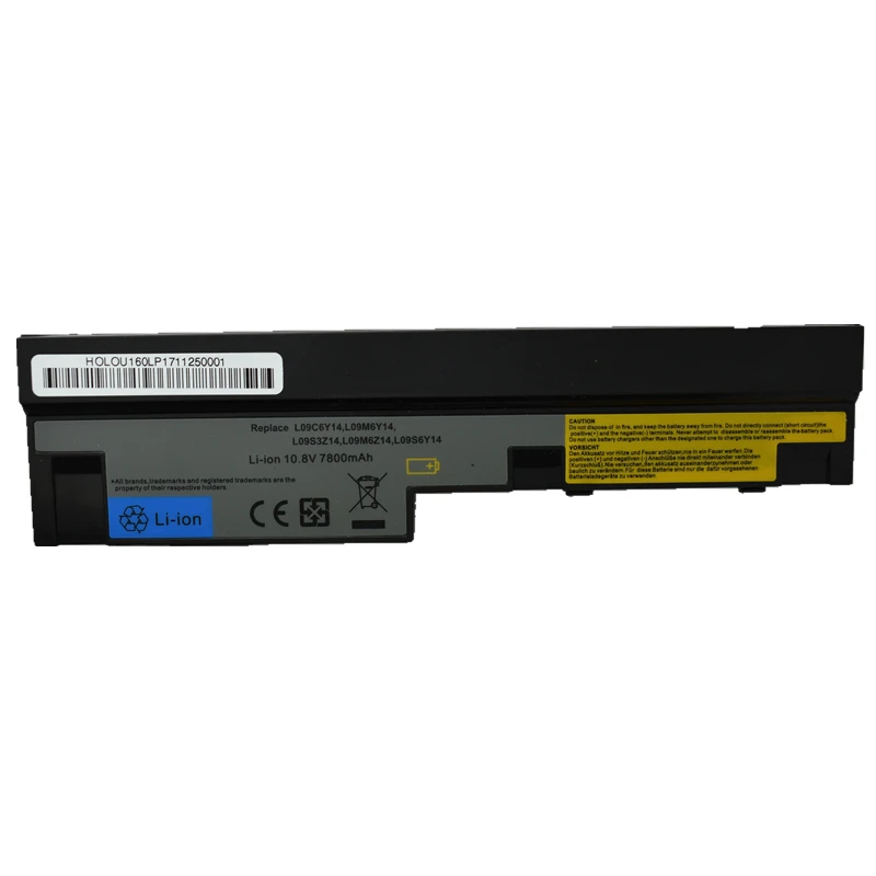 HSW 7800mAh Аккумулятор для ноутбука lenovo ideapad S100 L09S6Y14 S10 3 L09M6Y14 S205 S110 S100c S205s U160 U165 9 ячеек