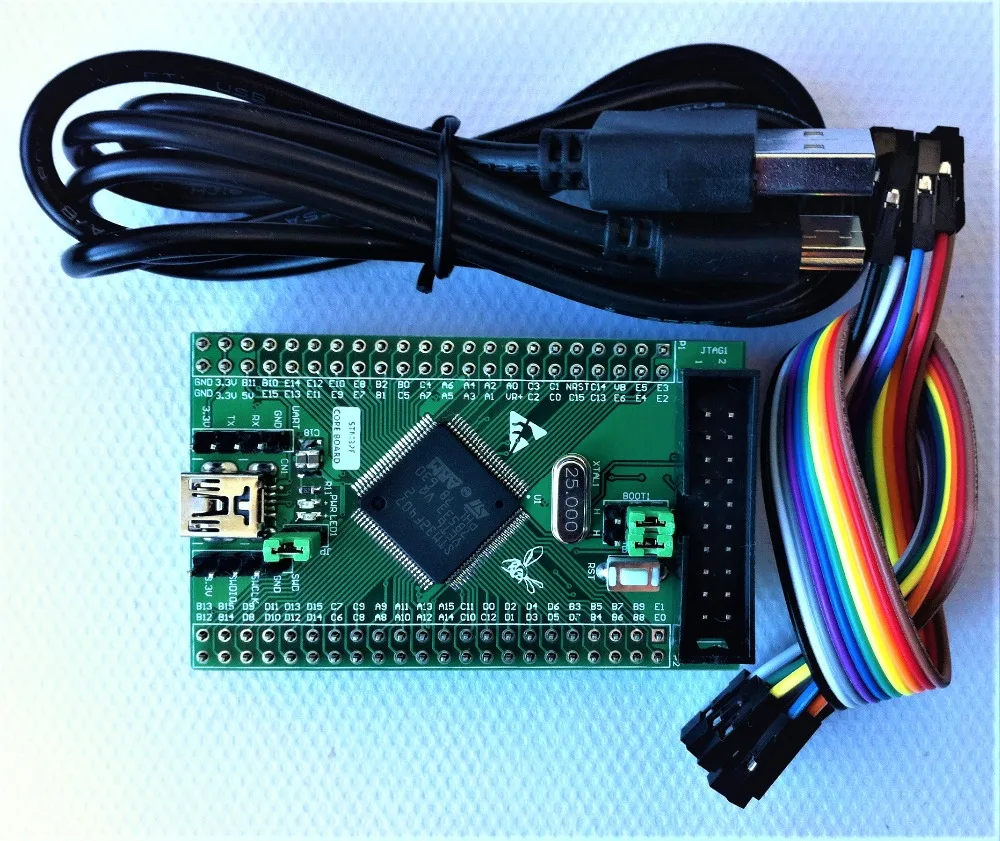 Системная плата STM32F407VET6 минимальная системная для разработки мини STM32F407 VET6|Крышки переключателей| |