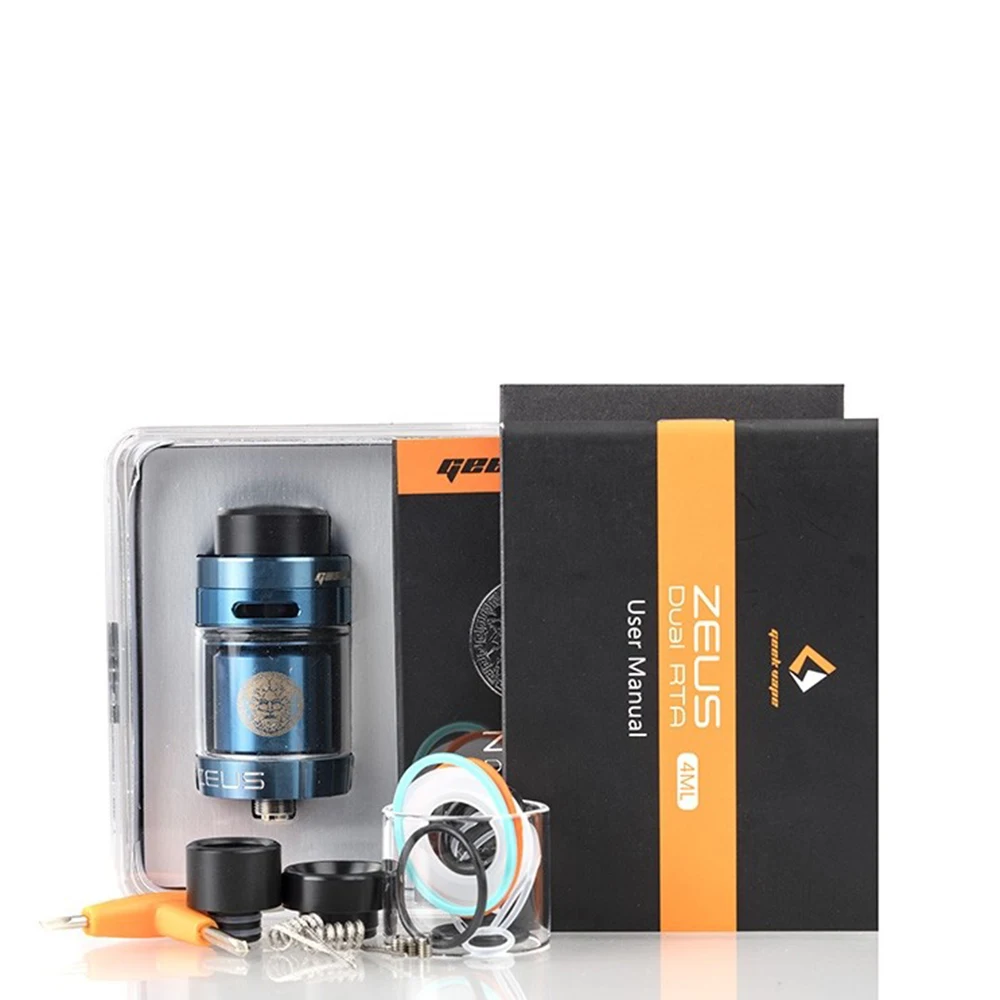 Geekvape Zeus Dual RTA 5 мл 4 2 емкость 26 мм один двойной катушкой строительство электронная