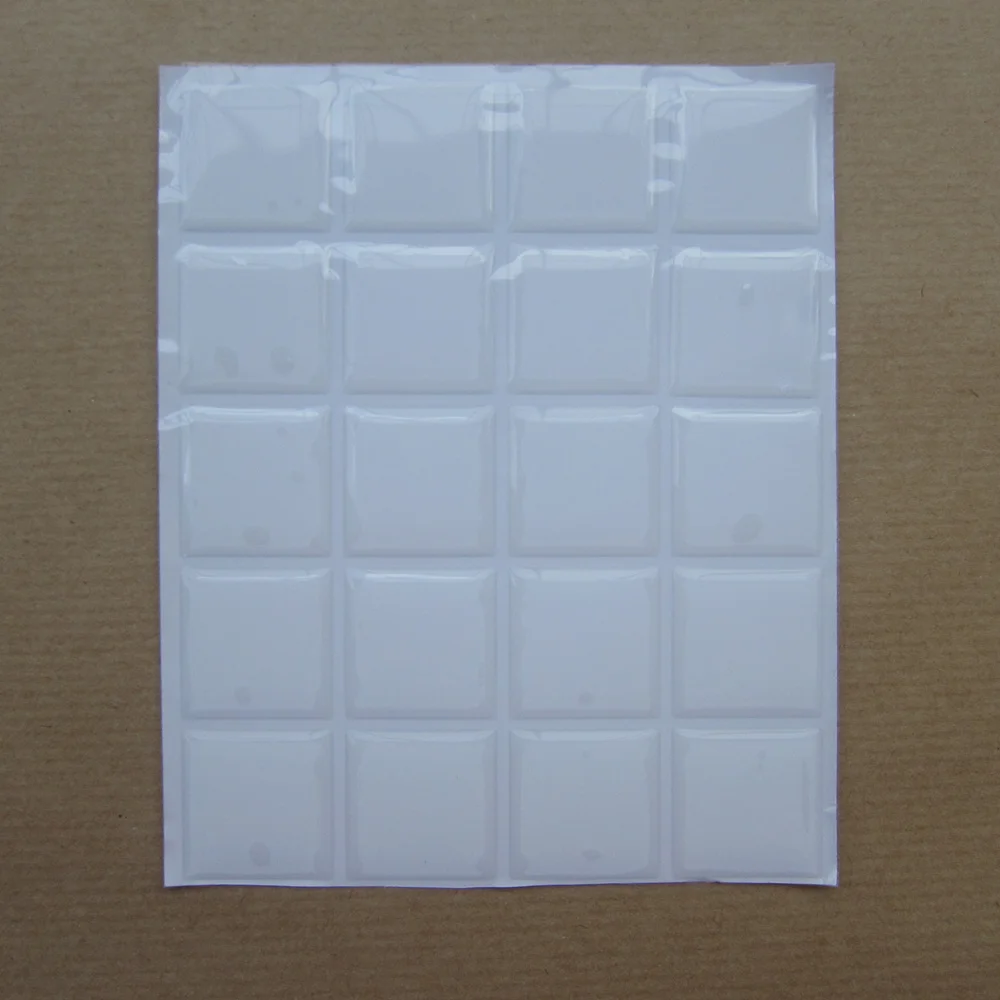 Оптовая торговля 100 ШТ. 1 Дюймов Площадь Эпоксидной Купол Наклейки DIY