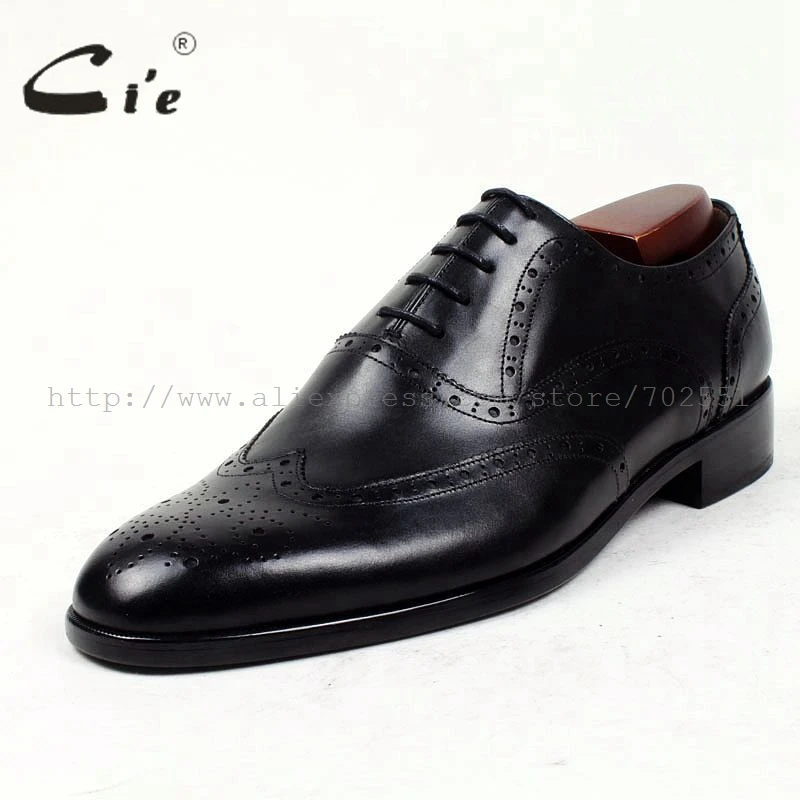 Cie/броги с круглым носком на заказ мужская обувь ручной работы из натуральной