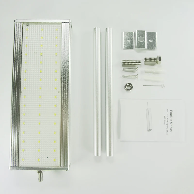 48 Светодиодный 800LM микроволновый радар Датчик движения солнечный светильник