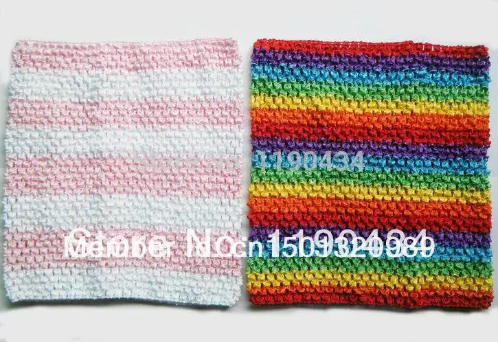 9x10 inch Crotchet Tube Tutu Top 10inch crochet headbands tube tops 10pcs per Lot | Детская одежда и обувь