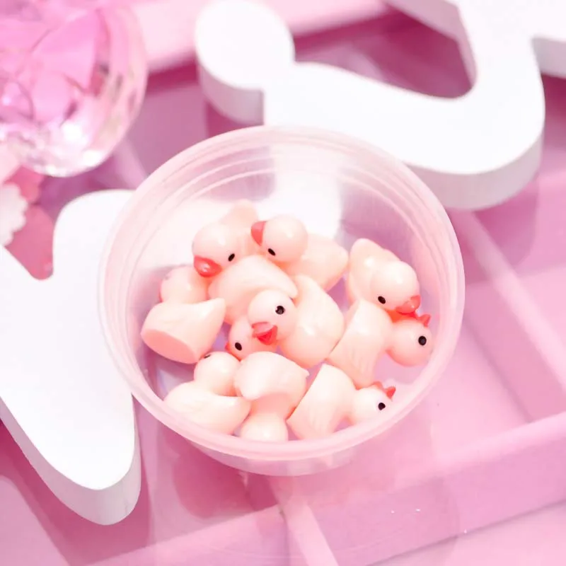 Новинка; 10 шт./кор. Slime Игрушка-подвеска смолы утка принадлежности дополнение наполнитель муку пушистой облако ясно слизи поделки своими руками добавки для шлама - Цвет: 014