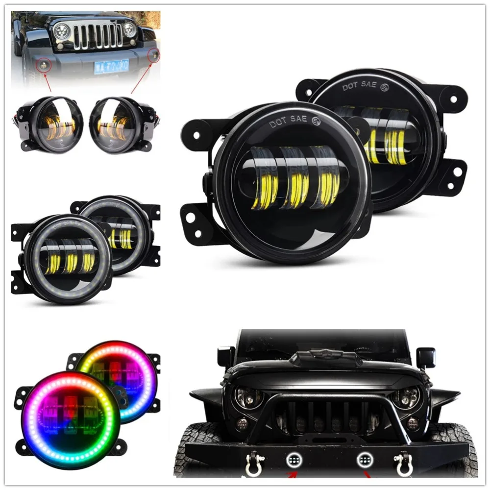 Светодиодный противотуманный светильник/Bluetooth с управлением через приложение RGB