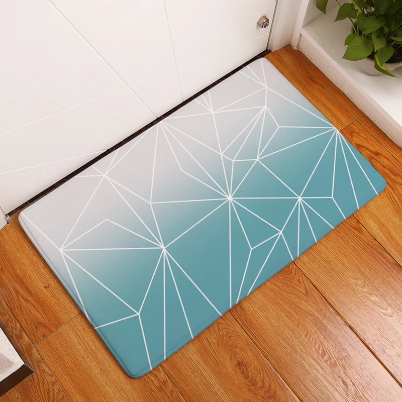 2017 Новый модный стиль творческие моющиеся коврики геометрические Коврики для