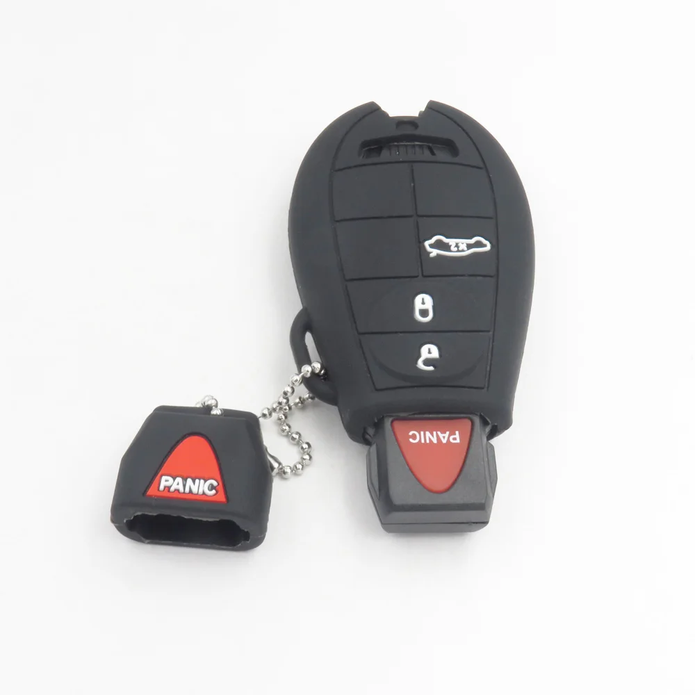 Cocolockey силиконовый чехол для ключа автомобиля Chrysler Dodge JCUV Ddart Jeep Grand Cherokee Compass Longitude