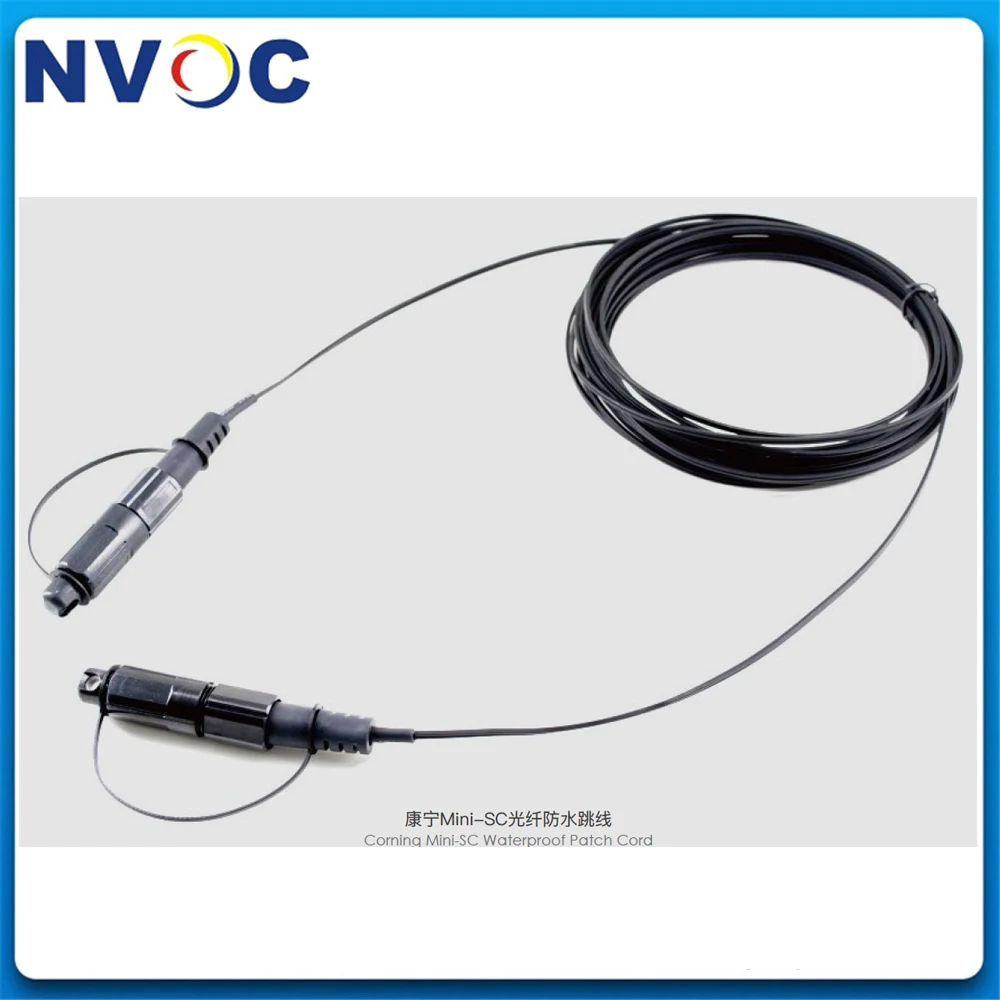 IP67 водонепроницаемый наружный волоконно-оптический коннектор Cor ning FTTH FTTA Mini SC/APC, одномодовый симплексный патч-корд для оборудования Huawei