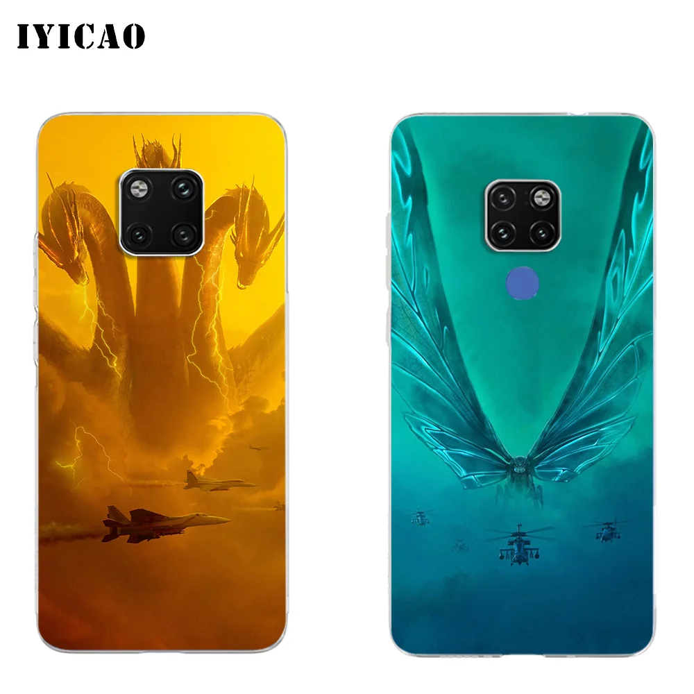 IYICAO Godzilla 2 фильм Мягкий силиконовый чехол для телефона huawei mate 10 20 Lite Pro Nova 2i 3 3i 4 TPU