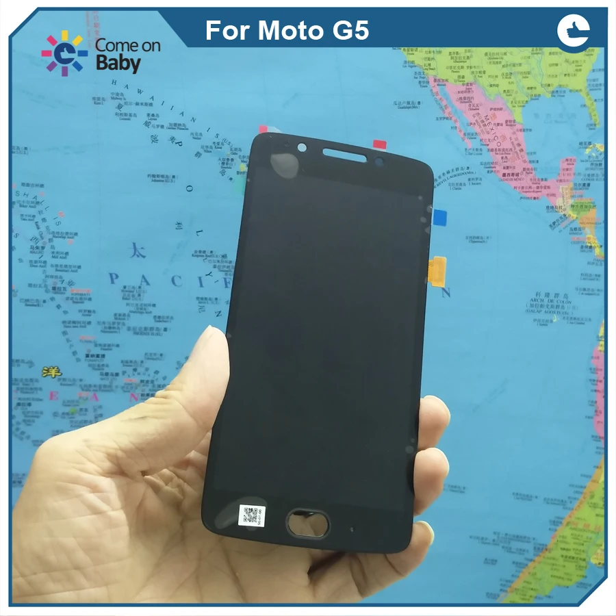 Новое поступление для MOTO G5 XT1672 XT1675 ЖК-дисплей + Сенсорная установка