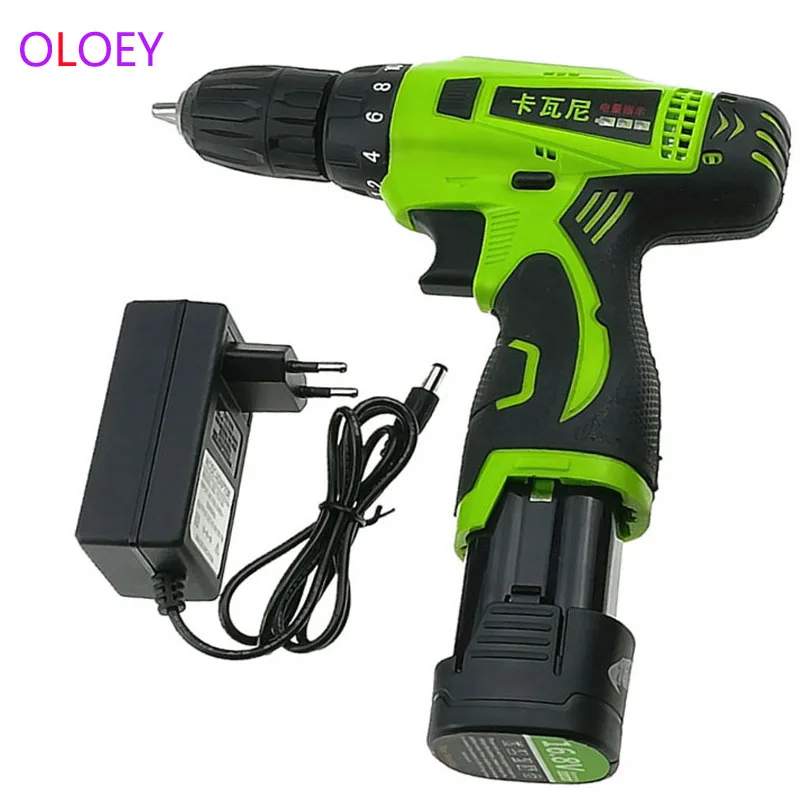 

Электрическая дрель 16,8 в, двухскоростная, с литиевым аккумулятором * 1 мини-беспроводная дрель, бытовой многофункциональный инструмент «сделай сам»