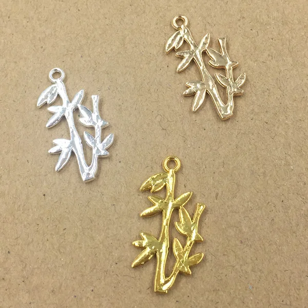 Подвеска в виде бамбукового листа из металлического сплава 29 х15 мм 100 шт. |