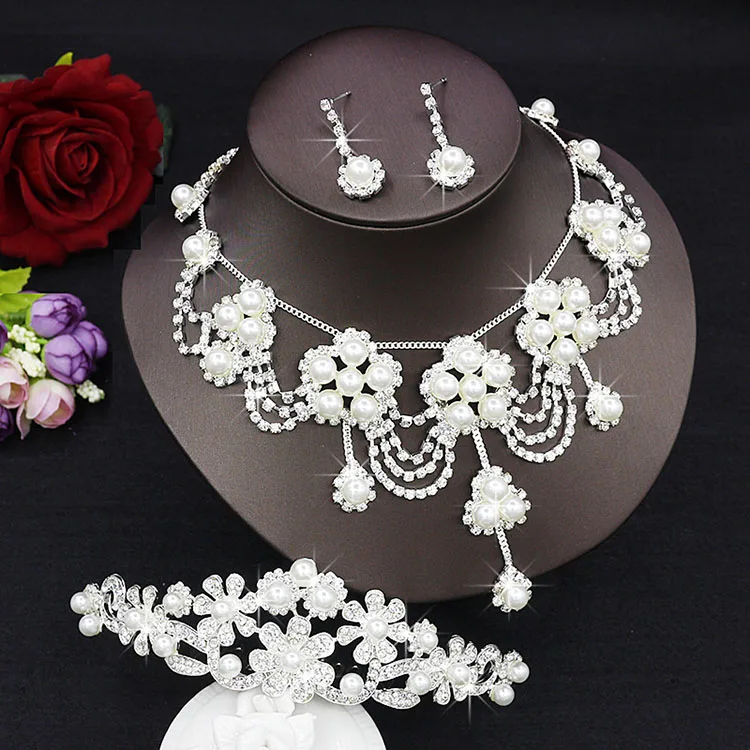 Cristal Conjunto De Joias de Noiva Gota Lagrima Strass Luxuoso decoracao Bib Colar casamento Tiara|colar casamento|conjunto joiasjoias noiva |