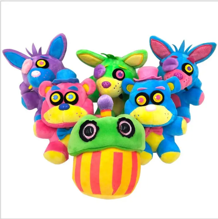 6 шт. 18 см FNAF Five Nights at Freddy limited edition кошмар кролик Бонни плюшевый мишка игрушка для