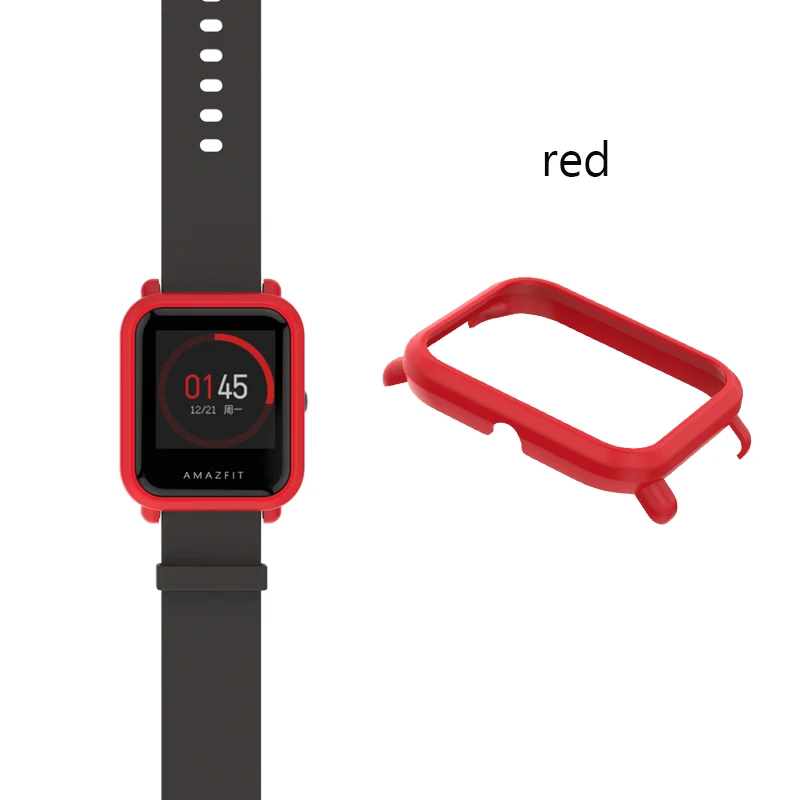 Защитный чехол Mijobs Amazfit для Xiaomi Huami Bip BIT PACE Lite Youth Smartwatch пластиковый защитный ПК |