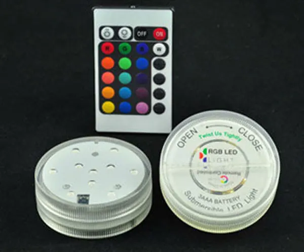 

20pcs/lot Hookah Shisha light,submersible led vase base, Remote controlled RGB Led light Floralytes For Wedding Party Decoration