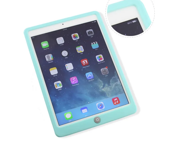 Мягкий силиконовый защитный чехол для ipad 6 Air 2 мягкий детей | Компьютеры и офис