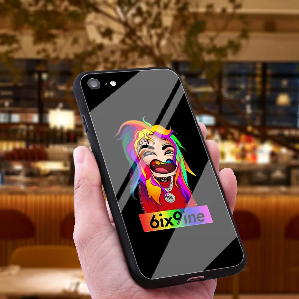 WEBBEDEPP 6ix9ine Tekashi Tekashi69 чехол из закаленного стекла для телефона Apple iPhone Xr Xs Max X или 10 8