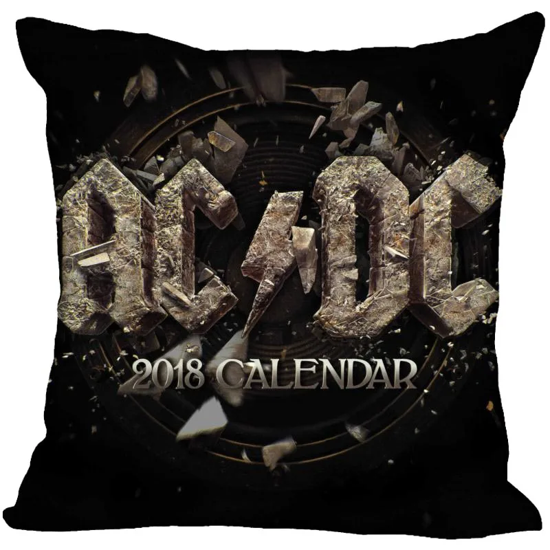 7 ACDC наволочка для домашние декоративные подушки крышка невидимые молнии чехлы для декоративных подушек 40X40,45X45 см - Цвет: 7