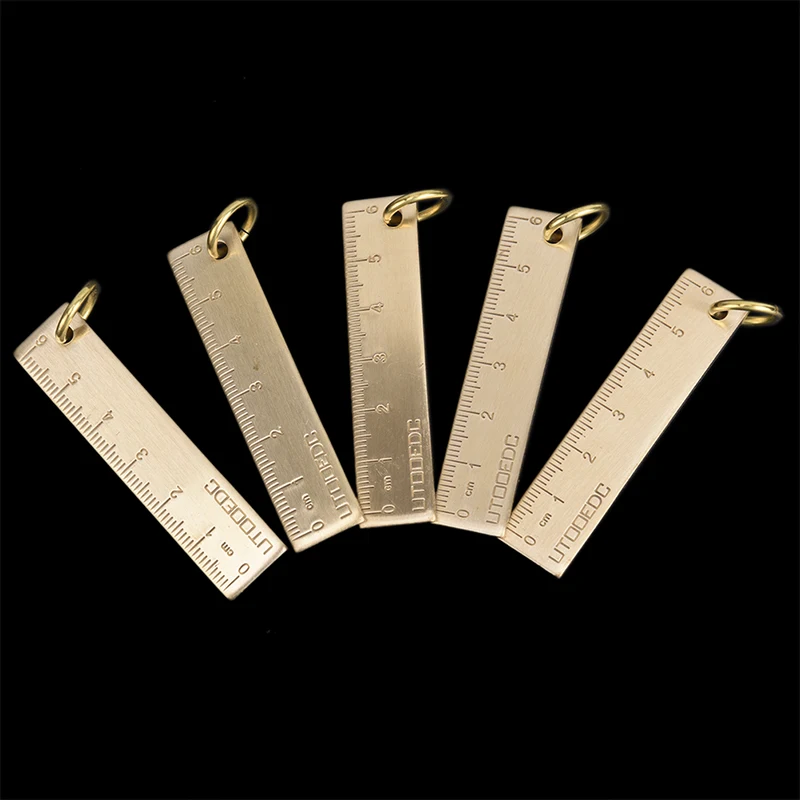 1 шт. инструменты для кемпинга на открытом воздухе линейка латунная шкала