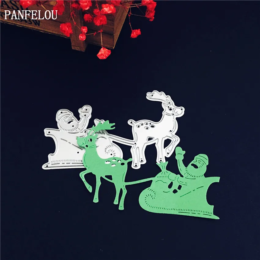 PANFELOU металлическое ремесло сани бумага штампованные штампы для скрапбукинга/DIY