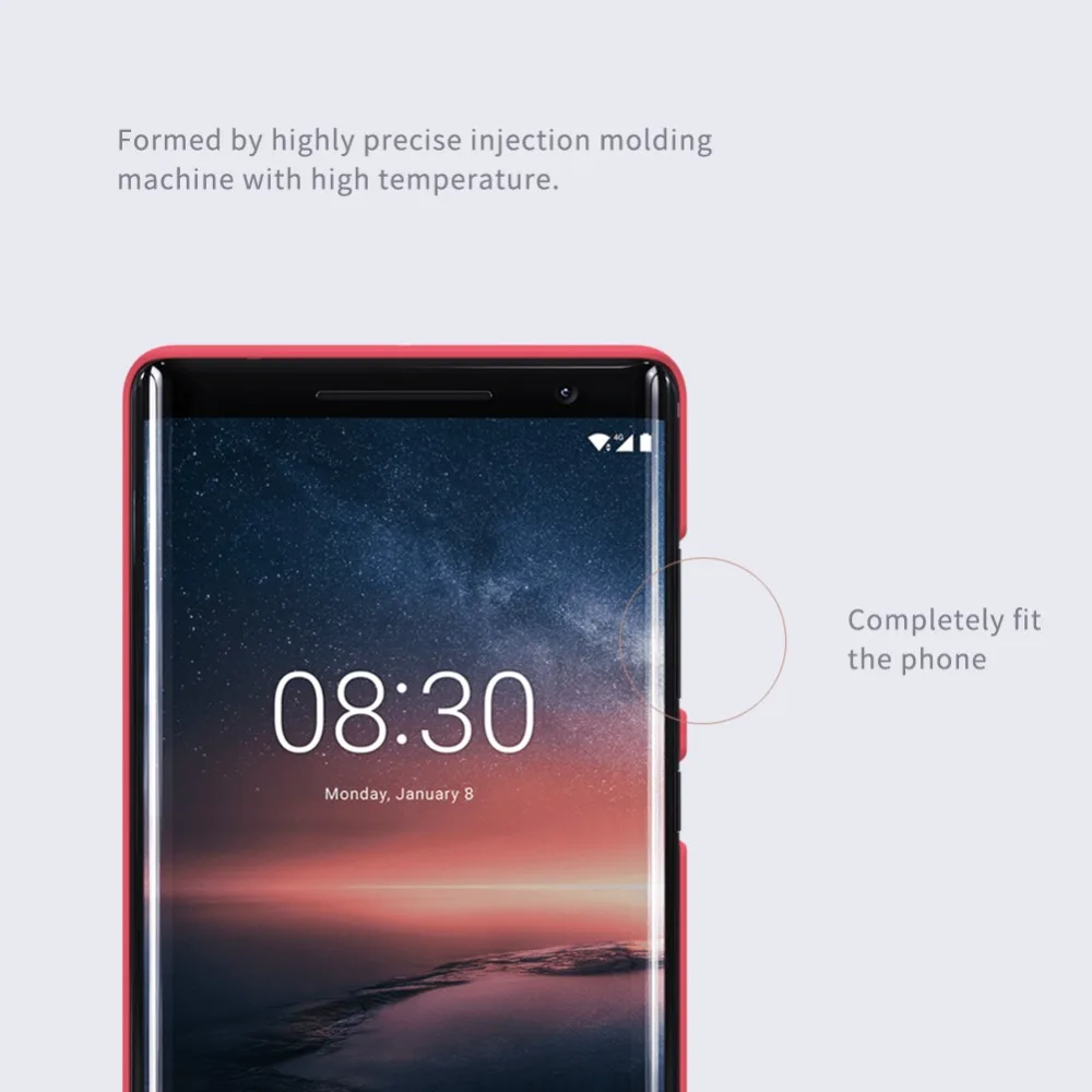 Nillkin чехол для Nokia 8 Sirocco жесткий пластиковый ПК матовый Nokia8 защитный