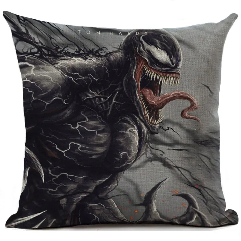 11 Наволочка для подушки Venom, льняная наволочка для дивана автомобиля, декоративная наволочка для Хэллоуина, декоративная подушка для дома 45*45 см - Цвет: 11