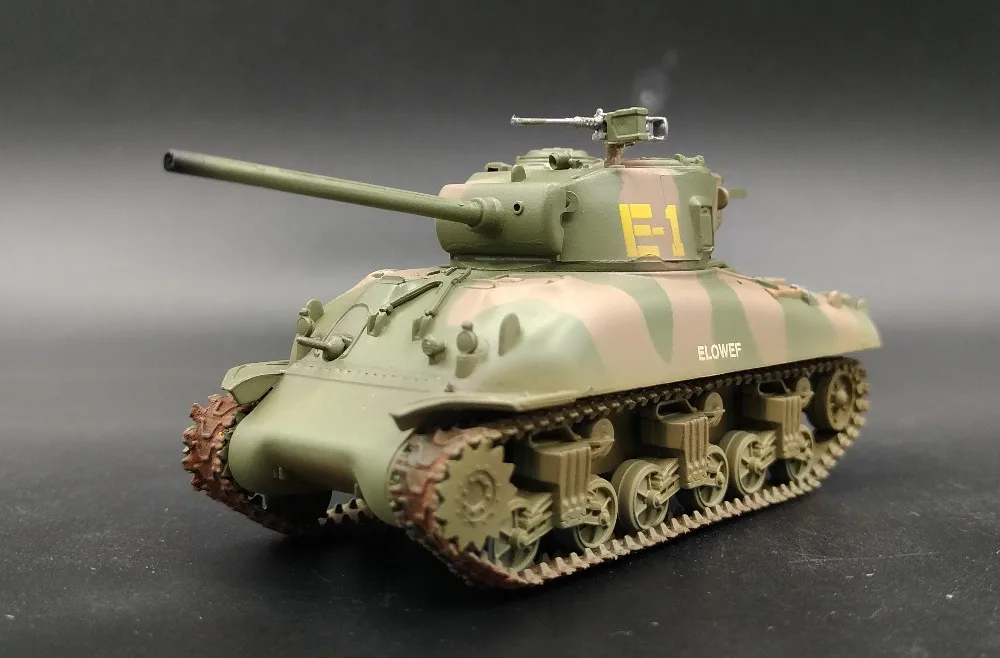 

1:72 World War II United States M4A1 76W medium tank model Trumpeter 36248 Collection model