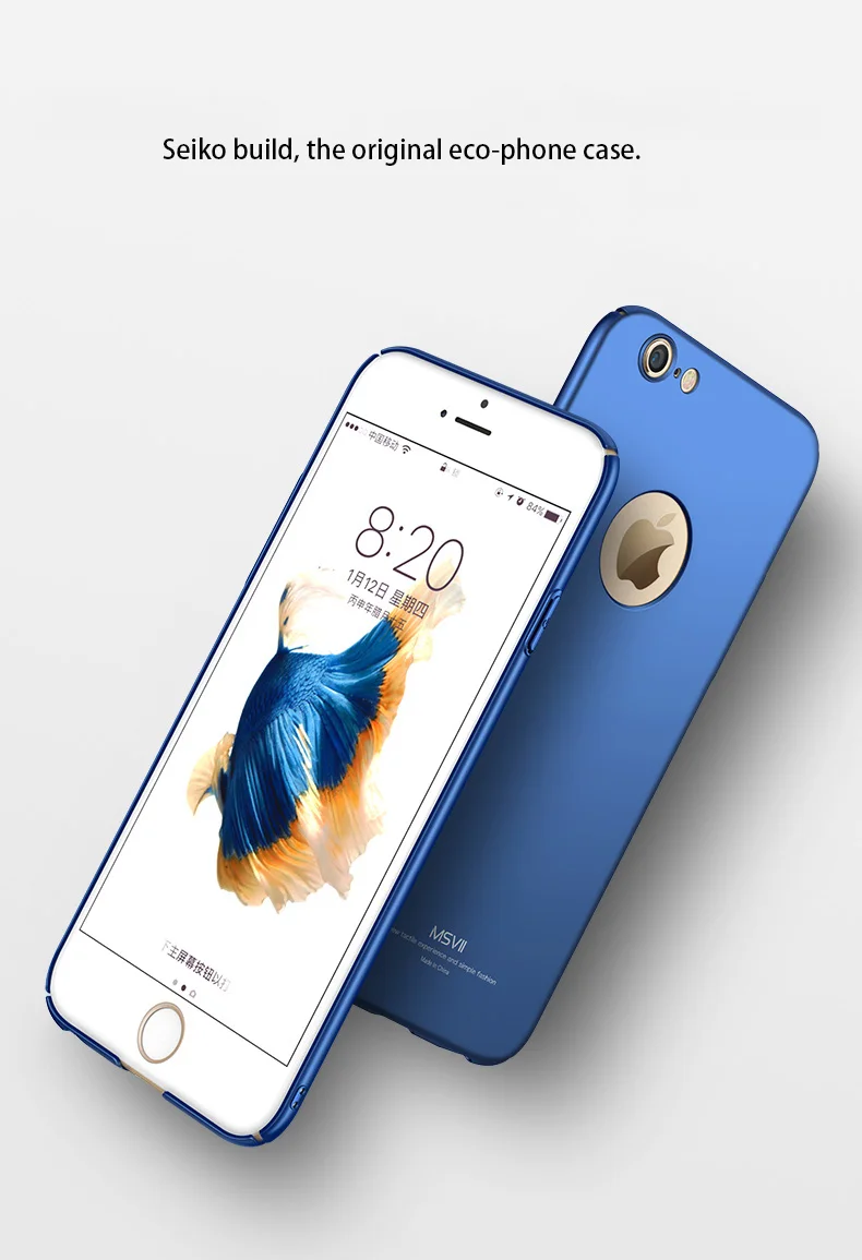 Для iphone 6 Чехол Бренд Msvii Роскошный тонкий чехол для Apple iphone 6s 6 S Чехол твердая задняя крышка для iphone 6 6s plus чехол для телефона s